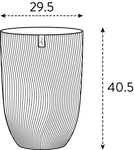 sereh hoch 30cm pilzbeige